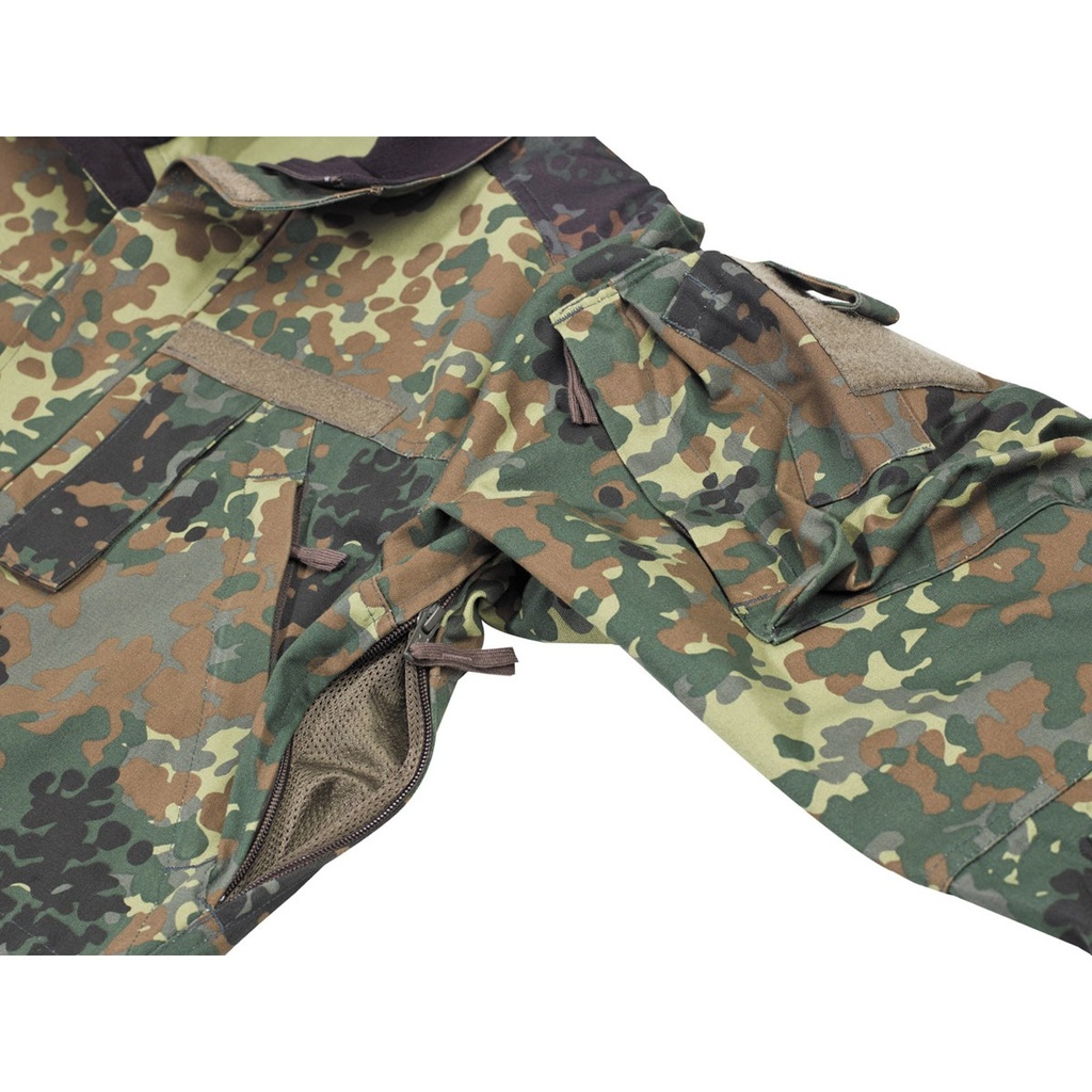 MFH - BW Kampfjacke, Einsatz/Übung, lang, flecktarn