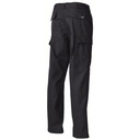 MFH - US Kampfhose, BDU, schwarz, Knie- und Gesäßverstärkung
