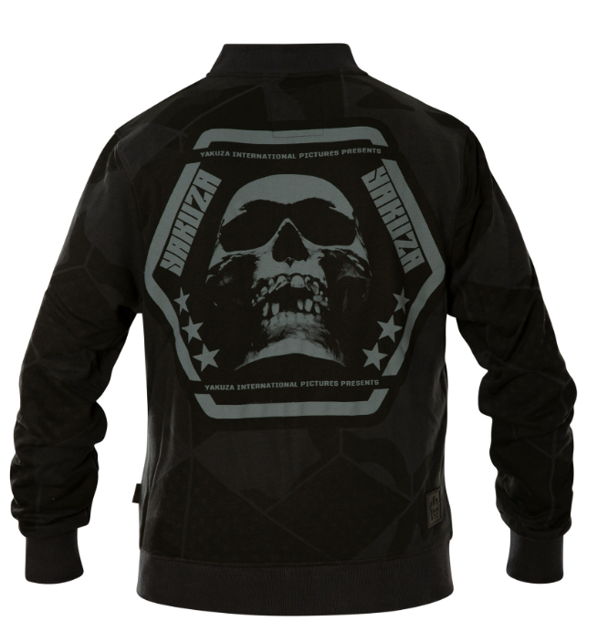 Yakuza - Jacke Modern War Classic Sweatjacke ZB-21018 Dark Shadow Dunkelgrau