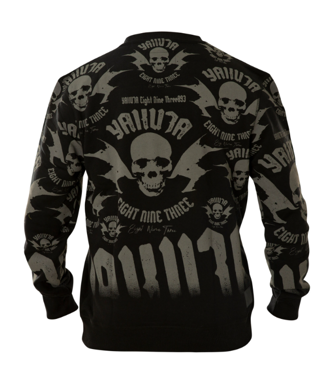Yakuza - Sweatshirt Metal System Allover PB-20017 Black Schwarz