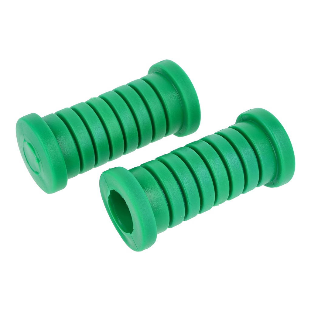 MZA - 2x Fußrastengummi, grün - Mokick