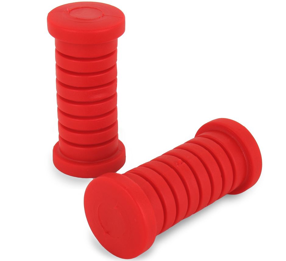 MZA - 2x Fußrastengummi, rot - Mokick