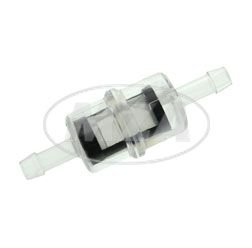 Benzinfilter klein - Kunststoff / Sieb schwarz - ø 6 mm Anschluss