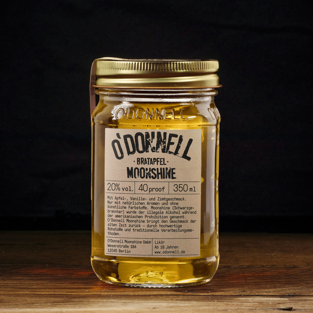 O'DONNELL MOONSHINE - Bratapfel ( 20% vol.) Microglas 20ml