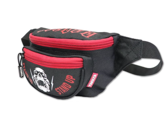 Yakuza - Gürteltasche Gtb 20303 "stand Up" Black/red (schwarz/rot)