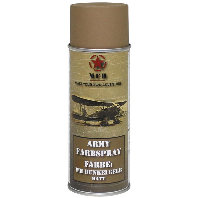 MFH Farbspray / "Army" WH DUNKELGELB / matt / 400 ml