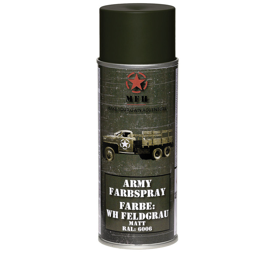 MFH / Army Farbspray / WH FELDGRAU / matt / 400 ml