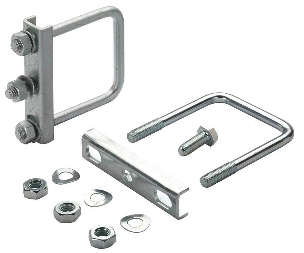 Klemmhaltersatz für Aussenrohr - Ø 60 mm, vierkant