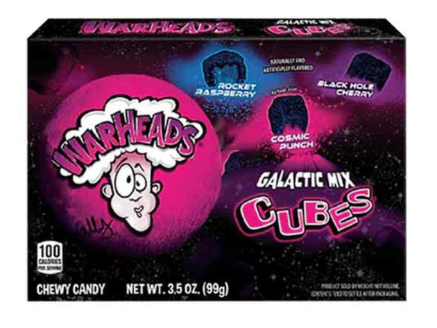Warheads - Galatic Cubes á 99g; 12er Box