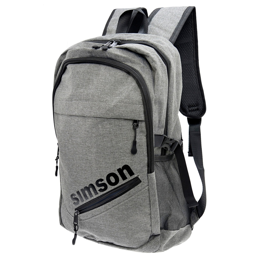 MZA - Rucksack, Farbe: grau, Motiv: "SIMSON"