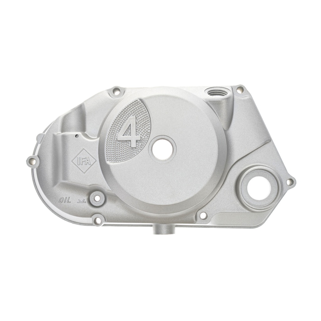 MZA - Kupplungsdeckel DZM, 4-Gang, silbermetallic lackiert - M500-M700