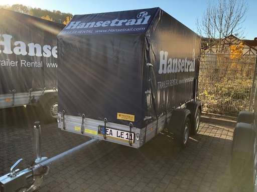 [11] Anhänger - Planenanhänger 750KG - EA-LE 11 - 24h Miete