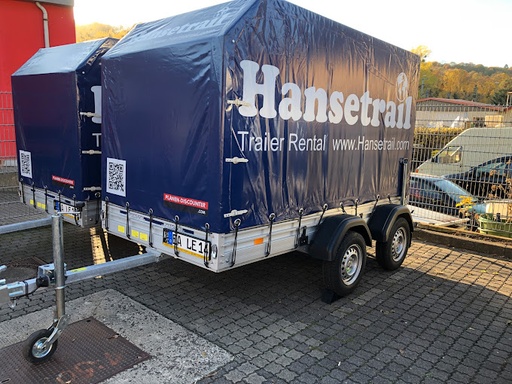 [14] Anhänger - Planenanhänger 750KG - EA-LE 14 - 24h Miete