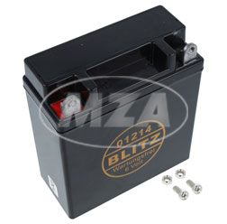 [11841-V-S] MZA - AGM-Batterie - wartungsfrei - 6V 12,0 Ah für S50, S51, S70, SR50