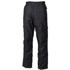 MFH - US Kampfhose, gefüttert, schwarz
