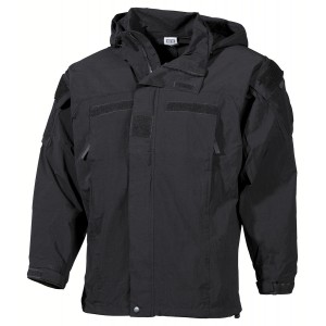 MFH - US Soft Shell Jacke, schwarz, GEN III, Level 5