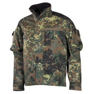MFH - BW Kampfjacke, Einsatz/Übung, kurz, flecktarn