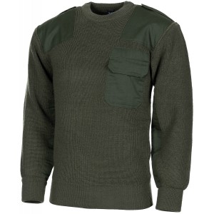 MFH - BW Pullover, mit Brusttasche, oliv