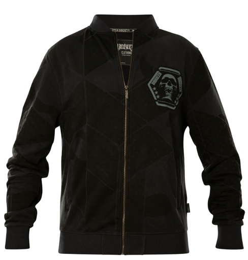 Yakuza - Jacke Modern War Classic Sweatjacke ZB-21018 Dark Shadow Dunkelgrau