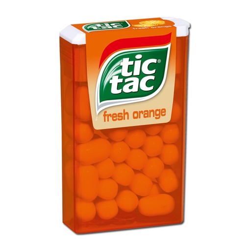 [P0009861] Ferrero Tic Tac fresh orange Dragee-Bonbon, 18g Packung