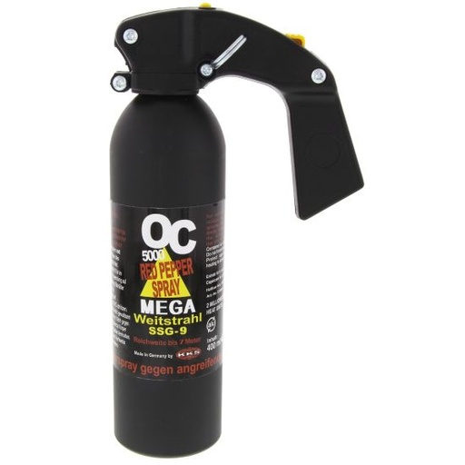 [2036] Buchner -  5000 MEGA Weitstrahl Pfefferspray 400 ml