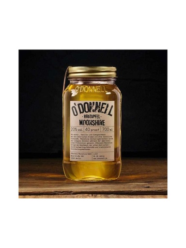 [80363] O'DONNELL MOONSHINE - Bratapfel 20% vol. Mason Jars 700ml