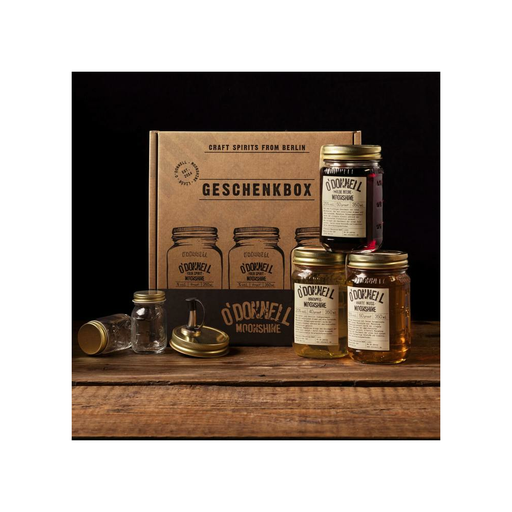 [80377] O´DONNELL MOONSHINE - Geschenkbox 3x 350ml