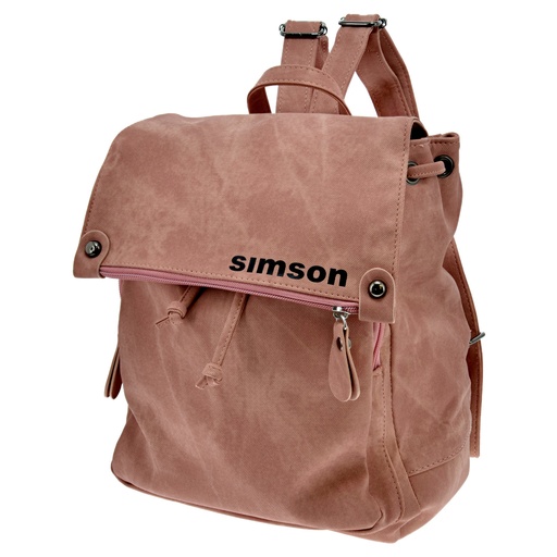 [83315F] MZA - Rucksack, Farbe: rosa, Motiv: "SIMSON"