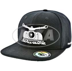 [80305C] MZA - Basecap, schwarz - Motiv Schwalbe