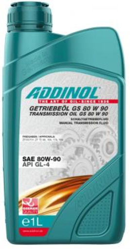 [80393] Flasche ADDINOL GETRIEBEÖL GS 80 W 90 / 1 Liter
