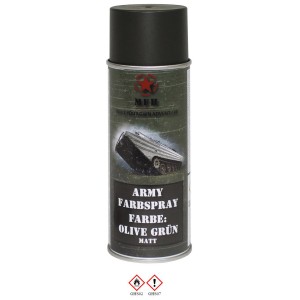 [27375E] MFH - Army Farbspray, OLIV GRÜN, matt, 400 ml