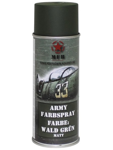 [251010] MFH - Army Farbspray 400ml wald grün matt