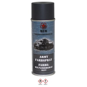 [27375L] MFH - Army Farbspray, WH PANZERGRAU, matt, 400 ml
