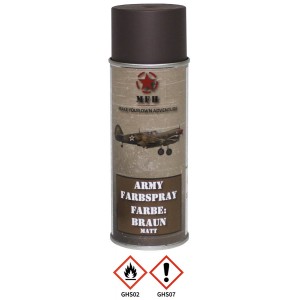 [251006] MFH - Army Farbspray, BRAUN, matt, 400 ml