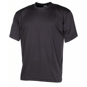 MFH - US T-Shirt, halbarm, schwarz, 170 g/m²