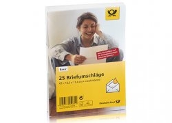 [117501053] Deutsche Post - 25 x Umschläge C6 w. nk oF.