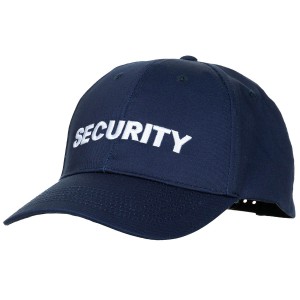 [10280G] MFH - US Cap, blau, bestickt, "Security"