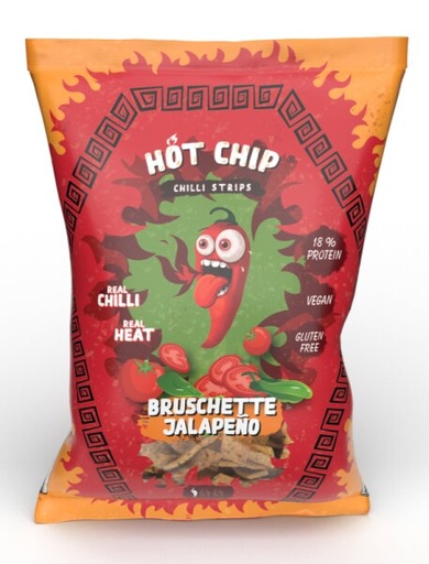 [90004] HOT CHIP - CHILI STRIPS BRUSCHETTE JALAPENO 80G