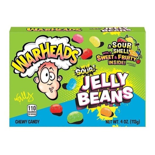 [11641] Warheads Sour Jelly Beans 113g