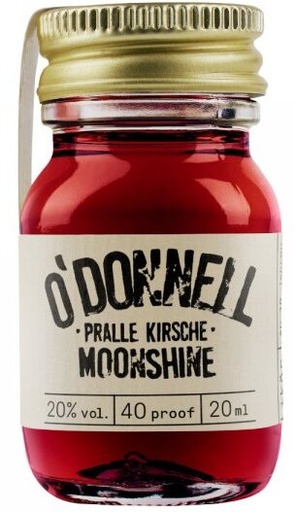 [P0020446] O'DONNELL MOONSHINE - PRALLE KIRSCHE ( 20% vol.) Microglas 20ml