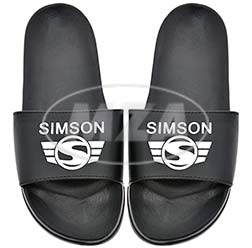 MZA - Badeschuhe, schwarz - Motiv: SIMSON