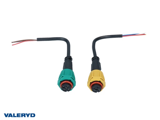 [3069017] Valeryd - Adapter Aspöck/Fristom mit Bajonettanschluss 4+5-polig, Kabellänge 200mm (2-er Pack)