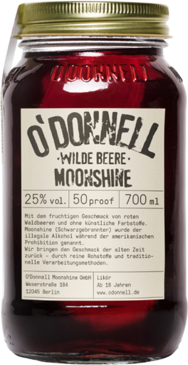 O'DONNELL MOONSHINE - Wilde Beere 25% Vol.