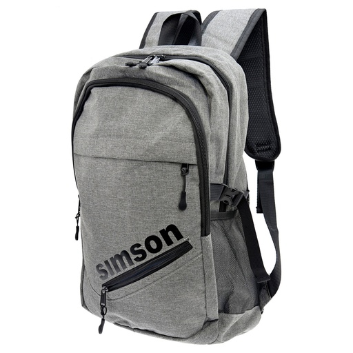 [83315E] MZA - Rucksack, Farbe: grau, Motiv: "SIMSON"