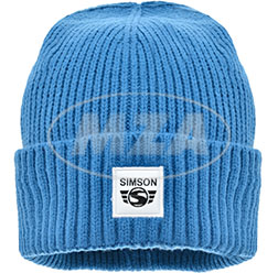 [84201D] MZA - Wintermütze, Farbe: blau, Motiv: "SIMSON"