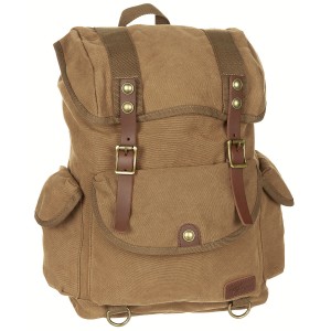 [30042N] MFH - Rucksack, Canvas, "PT", braun